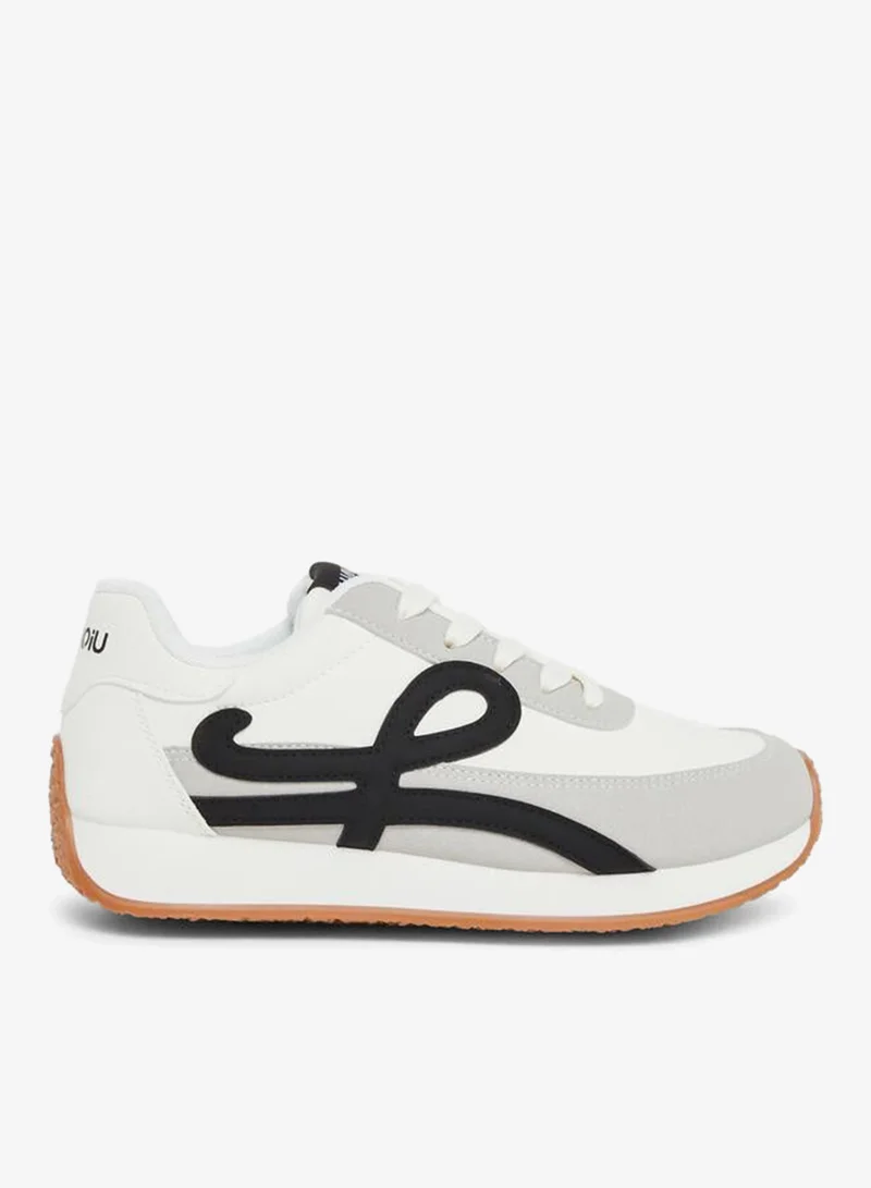 ستايلي حذاء سنيكرز ريترو برباط غلق